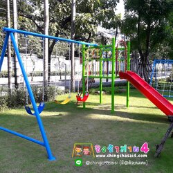 ชุดรวมชิงช้า3ที(ที่นั่งนำเข้า)+กระดานลื่นพลาสติก *ราคาโปรโมชั่น**