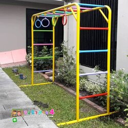 บาร์โหน+ห่วงกลม4อัน