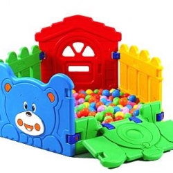 บ่อบอลหมีแสนซน SIZE:124X136X82 cm.