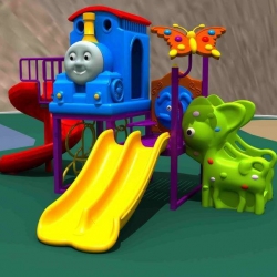 เครื่องเล่นสนาม ชุดรถไฟเพื่อนรัก2