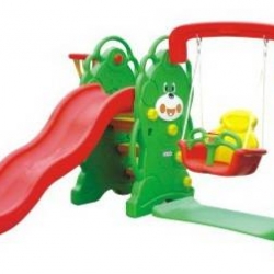 กระดานลื่นชิงช้าหมีน้อยพาซู๊ต SIZE:172X179X116 cm.