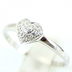 แหวนเงินแท้ 92.5% ฝังเพชร