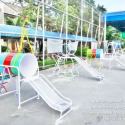 ผลงานการติดตั้งเครื่องเล่นสนาม จ.ชลบุรี
