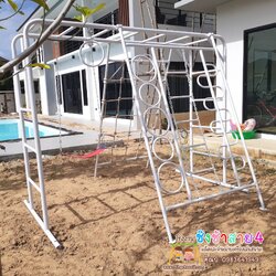 บาร์โหน+เชือกถัก+ปีนป่ายแฟนซี+ชิงช้านำเข้า+ห่วงกลม1อัน