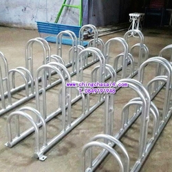 ที่จอดรถจักรยาน 9 ที่ (แบบสูง/ต่ำ)