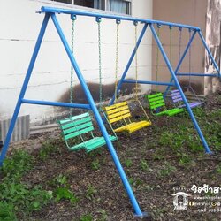 ชิงช้าโซ่4ที่ (มีพนักพิง)