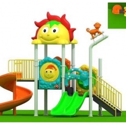 เครื่องเล่นสนาม ชุดบ้านพระอาทิตย์ ขนาด 260*450*350cm.