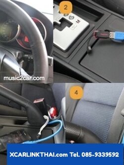 ติดตั้ง USB Bluetooth วิทยุเดิมติดรถ Mazda3 BK 2005 2006 2007 2008 2009 2010 2011 เสียงดีเหมือน CD