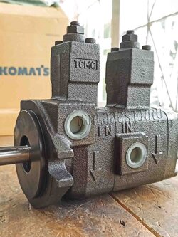 ปั๊มใบพัด2ตอน แบบปรับค่าได้ Hydrome DVP Series