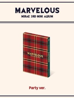 [Pre] MIRAE : 3rd Mini Album - Marvelous (Party Ver.) +Poster