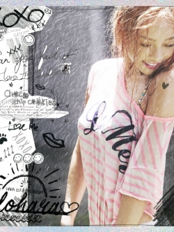 [Pre] Goo Ha Ra : 1st Mini Album - ALOHARA (Can You Feel It?) +Poster