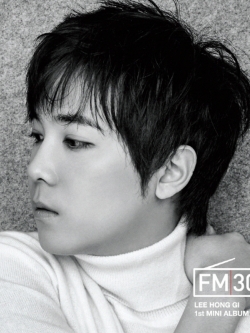 [Pre] Lee Hong Gi - 1st Mini Album - FM302 (Grey Cover.) +Poster