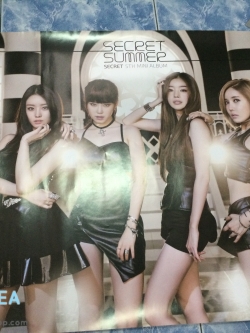 [Poster พร้อมส่ง 1 ใบ] Secret : 5th Mini Album - Secret Summer