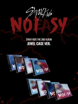 [Pre] Stray Kids : 2nd Album - NO EASY (Jewel Case Ver.) (Random Ver.)