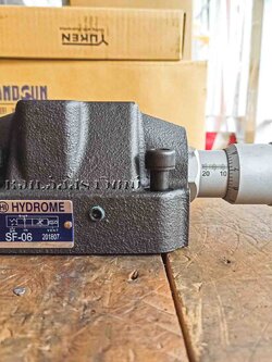 วาล์วควบคุมอัตราการไหลด้วยไฟฟ้า (Solenoid operated flow control valve) HYDROME รุ่น SF,SDF,SKFG Series