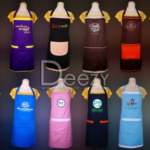 รวบรวมผลงานผ้ากันเปื้อน(ตัวอย่างผ้ากันเปื้อนลูกค้า)