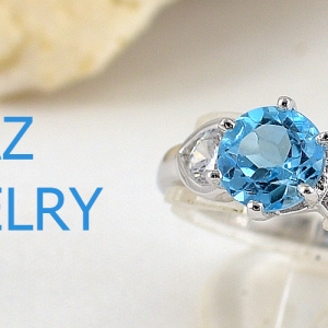 แหวนพลอยโทปาซแท้