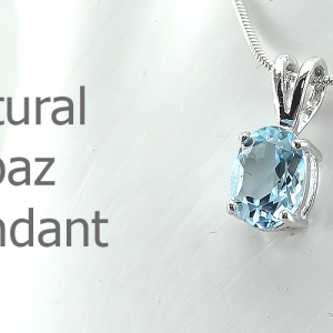 จี้พลอยโทปาซแท้