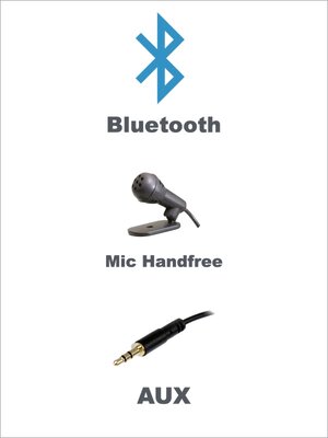 Bluetooth+Mic+Aux วิทยุติดรถ Accord G7