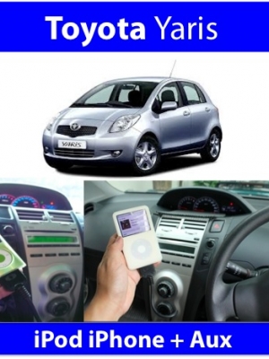 Yaris iPod iPhone iPad Aux interface