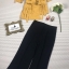 เสื้อผ้าเกาหลี พร้อมส่ง เสื้อคอสูท ไหล่เฉียง