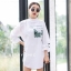 เสื้อเกาหลี พร้อมส่ง เสื้อทรงยาว ใส่เก๋เป็นเดรสได้สบาย