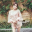 พร้อมส่ง จั้มสูทกางเกง แขนกระดิ่ง