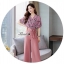 เสื้อผ้าเกาหลี พร้อมส่ง เสื้อทรงคอVป้ายจับจีบ กับ กางเกง