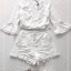 เสื้อผ้าเกาหลี พร้อมส่ง เสื้อคลุมเก๋ๆผูกเอวชายด้านล่าง