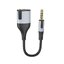 Borofone BL19 2in1 Audio Adapter Cable 3.5mm อุปกรณ์รวมสัญญานเสียงและไมค์สำหรับแจ็ค 3.5 มม.
