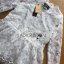 พร้อมส่ง เสื้อผ้าลูกไม้สีขาวสไตล์เฟมินีน