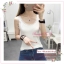 WG114 เสื้อกล้ามเต็มตัว เสื้อซับใน มี 2 สี ขาว ดำ ตกแต่งด้วยผ้าลูกไม้ช่วงแขนและคอเสื้อ ไม่มีฟองน้ำเสริมอก รอบอกไม่เกิน 34 นิ้ว รอบเอวไม่เกิน 30 นิ้ว เสื้อยาว 62 ซม.