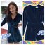 พร้อมส่ง Playsuit เนื้อผ้ากำมะหยี่ เนื้อผ้าละเอียด