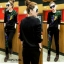 เสื้อผ้าเกาหลี พร้อมส่ง เสื้อ+กางเกงขายาวแต่งนกยูงปักเลื่อม