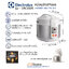 Electrolux หม้อหุงข้าวดิจิตอล ความจุ 1.8 ลิตร รุ่น ERC3505 ฟังก์ชันการทำงาน 10 โปรแกรม ระบบทำความร้อน 3 ด้าน รับประกันสินค้า 2ปี