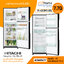 HITACHI ตู้เย็น 2 ประตู รุ่น R-H200PD BSL 7.7Q เงิน ระบบประหยัดไฟ INVERTER รับประกันคอม 10ปี CS Home