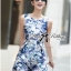 พร้อมส่ง เพลย์สูทแขนกุดพิมพ์ลายดอกไม้โทนสีม่วง