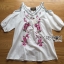 พร้อมส่ง เสื้อเปิดไหล่ปักกุหลาบชมพู