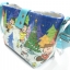 กระเป๋าสะพายพลาสติคสายหนังสีเทอร์คอยซ์ ลาย Snoopy & The Peanuts Gang