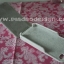ชิ้นงานดิบ เคสโทรศัพท์ แบบเปิดหน้า Iphone 4 4s ซองหนังผสมผ้า