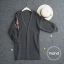 เสื้อเกาหลี พร้อมส่ง เสื้อคลุมยาว แขน 5 ส่วน