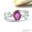 SKJewelryfactory แหวนทับทิมแท้ เเซมเพชรข้างสวย ลงตัว ดูดี ER00852-RBY