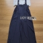 เสื้อผ้าเกาหลี พร้อมส่ง เซ็ตเอี๊ยมจัมป์สูท