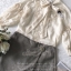 เสื้อผ้าเกาหลี พร้อมส่ง เสื้อเชิ๊ท เนื้อผ้าชีฟองแบบโปร่ง