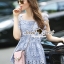 พร้อมส่ง เสื้อคอเหลี่ยมกับกางเกงขาสั้น