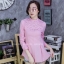 เสื้อเกาหลี พร้อมส่ง เสื้อเชิ้ต เนื้อดียืดหยุ่น ทรงเข้าเอว