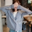 พร้อมส่ง เสื้อกันหนาวผ้าทอไหมพรมเนื้อดี