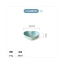 Pre-Order จาน ถ้วย โถ เซรามิค รูปหัวใจ มี 3 สี