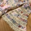 เดรสเกาหลี พร้อมส่ง ชุดเดรส ผ้าคอตตอนสีชมพู
