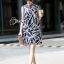 พร้อมส่ง Mini dress แขนกุด กระดุมหน้า ลายใบไม้